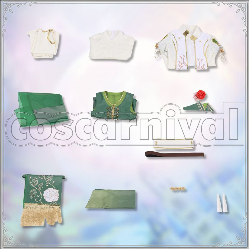 Rutile Southern Country Welcoming Spring to the Sky Banquet Cosplay cosplay costume from Promise of Wizard, set view 1