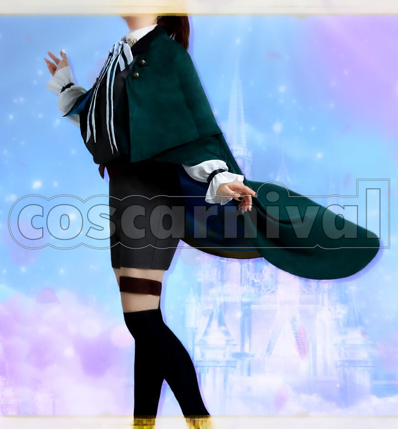 Snow, White Northern Country Cosplay cosplay costume from Promise of Wizard, side view