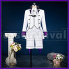 White Northern Country 1st Anniversary * Flowers for You, Magic for the Sky Cosplay cosplay costume from Promise of Wizard, front view 2