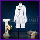 White Northern Country 1st Anniversary * Flowers for You, Magic for the Sky Cosplay cosplay costume from Promise of Wizard, front view 4