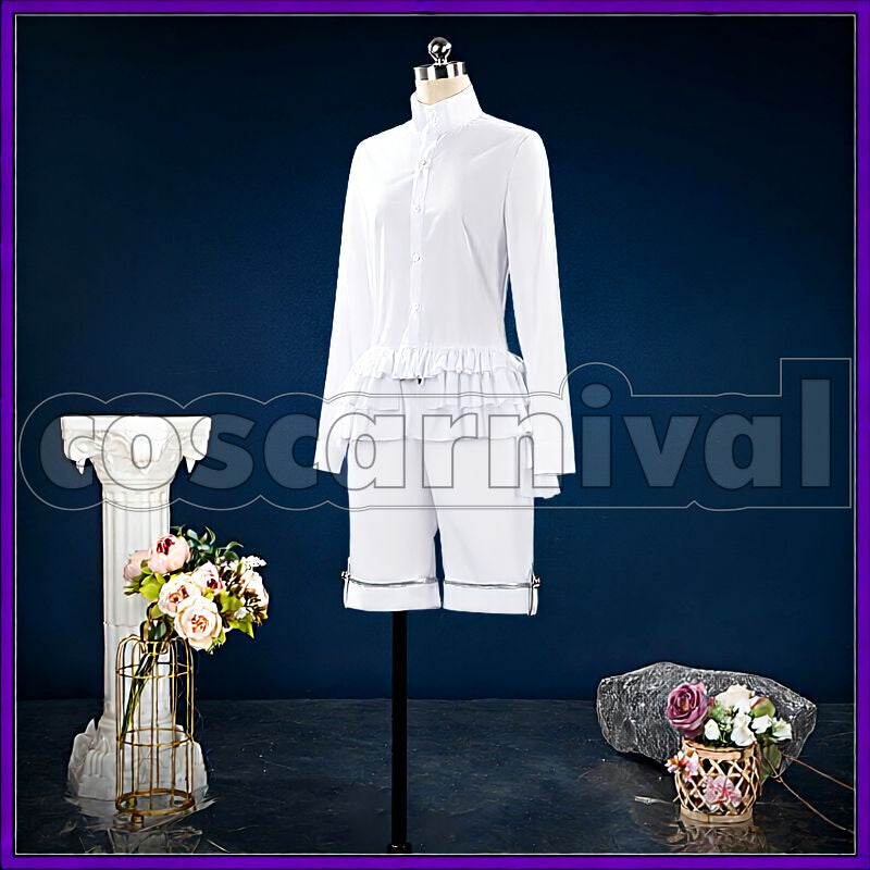 White Northern Country 1st Anniversary * Flowers for You, Magic for the Sky Cosplay cosplay costume from Promise of Wizard, front view 5