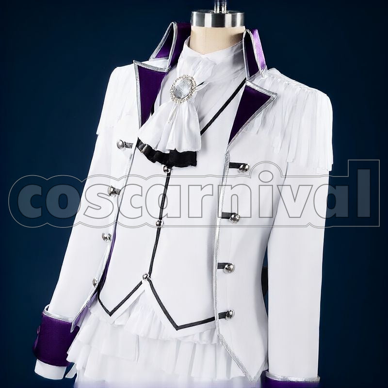 White Northern Country 1st Anniversary * Flowers for You, Magic for the Sky Cosplay cosplay costume from Promise of Wizard, front view 6