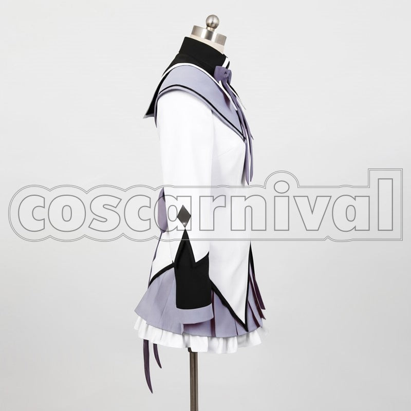 Magica Homura Akemi cosplay costume from Puella Magi Madoka, side view