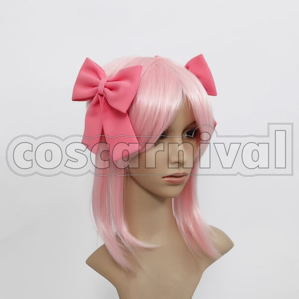 Magica Madoka Kaname cosplay costume from Puella Magi Madoka, side view 2