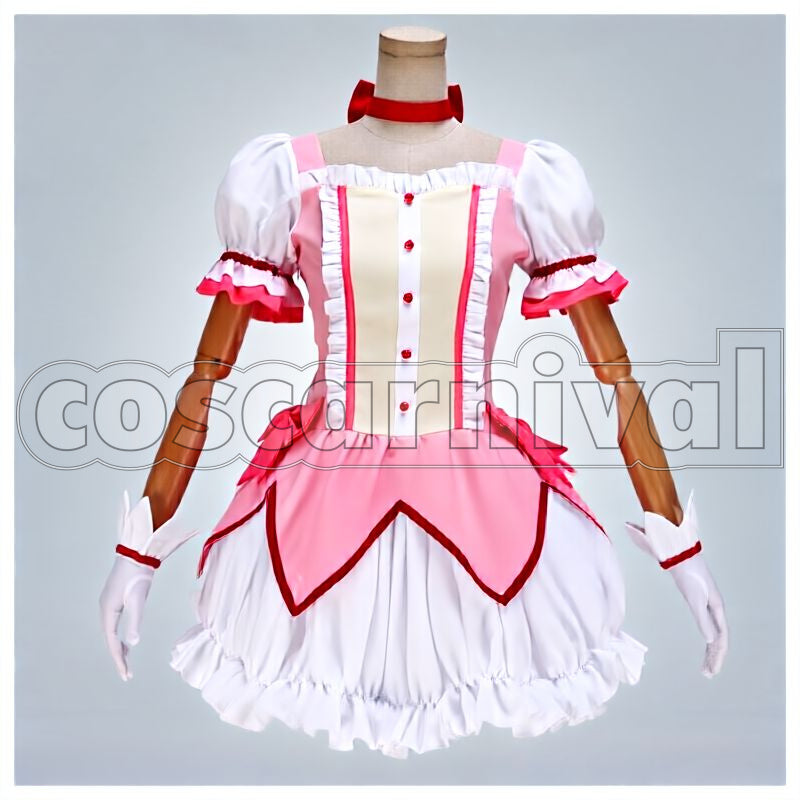 Madoka Magica Madoka Kaname Cosplay cosplay costume from Puella Magi, front view 1