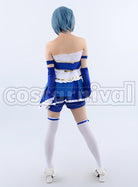 Magica Sayaka Miki cosplay costume from Puella Magi Madoka, back view