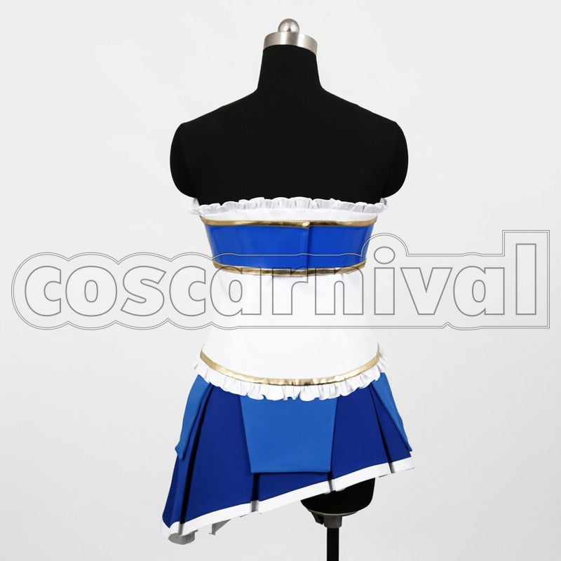 Magica Sayaka Miki cosplay costume from Puella Magi Madoka, back view 2