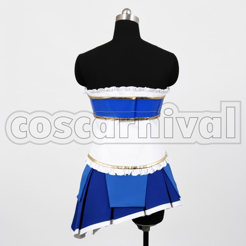 Magica Sayaka Miki cosplay costume from Puella Magi Madoka, back view 2