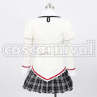 Magica Madoka Kaname Mitakihara Middle School Girls cosplay costume from Puella Magi Madoka, back view