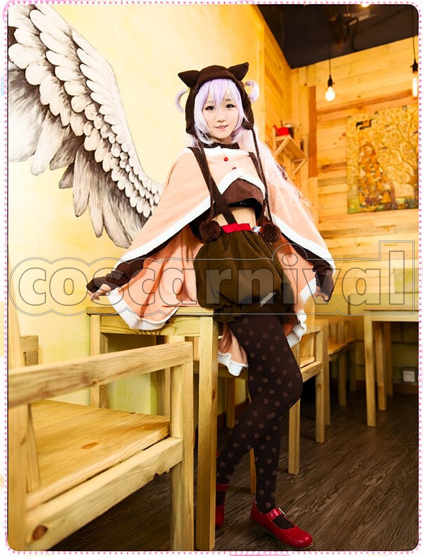Magica the Movie Nagisa Momoe Free Size cosplay costume from Puella Magi Madoka, side view