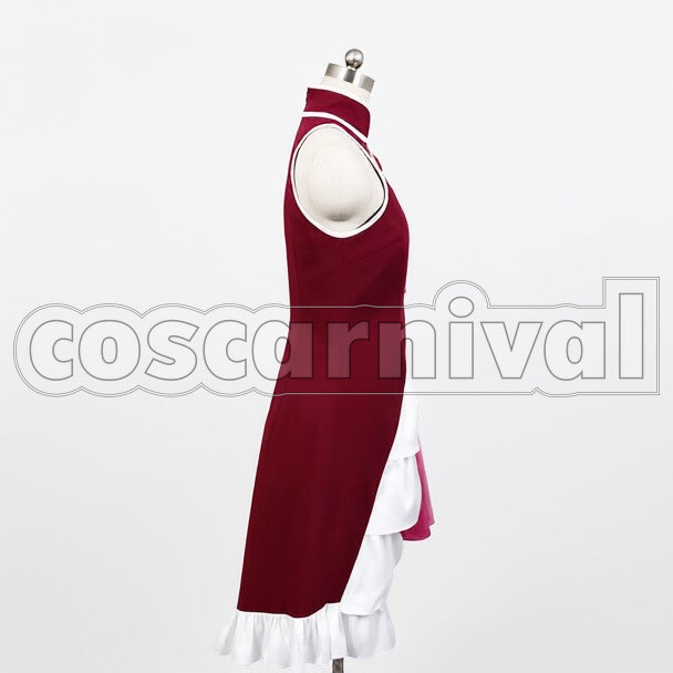 Magica Kyoko Sakura cosplay costume from Puella Magi Madoka, side view