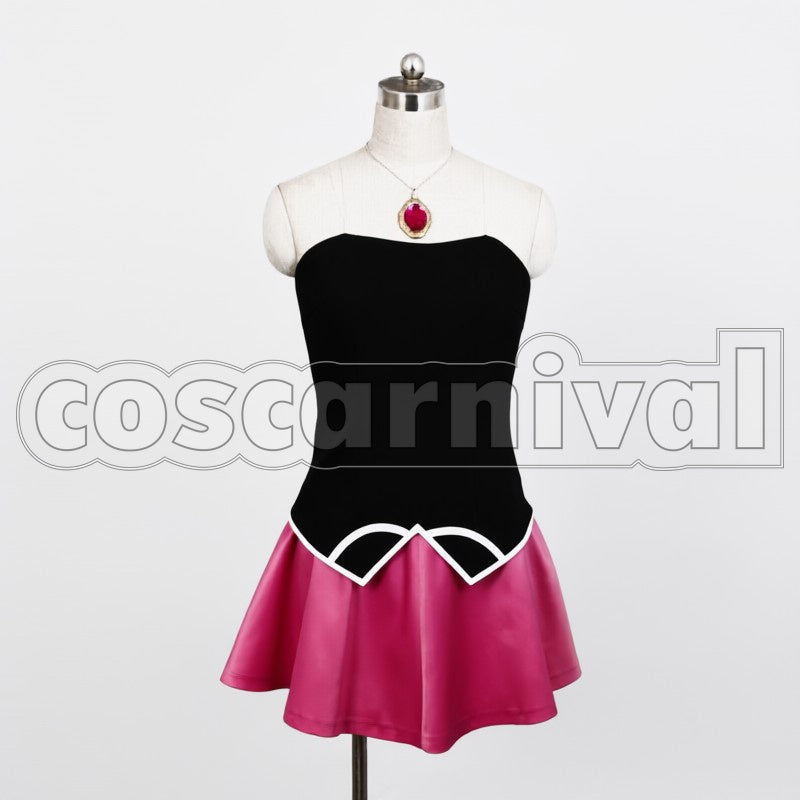 Magica Kyoko Sakura cosplay costume from Puella Magi Madoka, front view 2