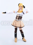 Mami Tomoe cosplay costume from Puella Magi Madoka Magica, front view