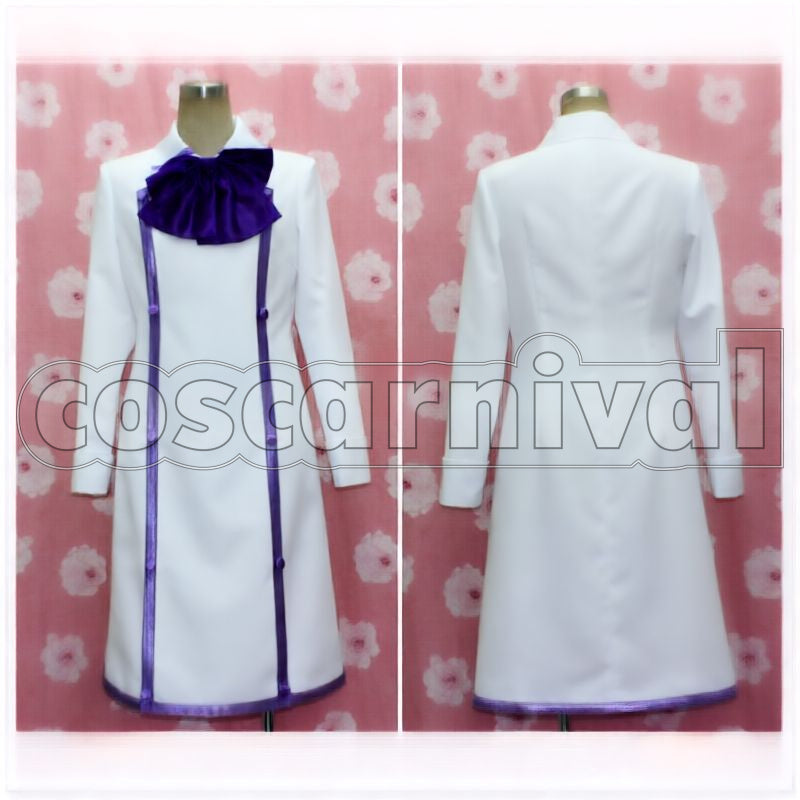Academy Aloe White School Uniform Cosplay cosplay costume from Quiz Magic, front view 1
