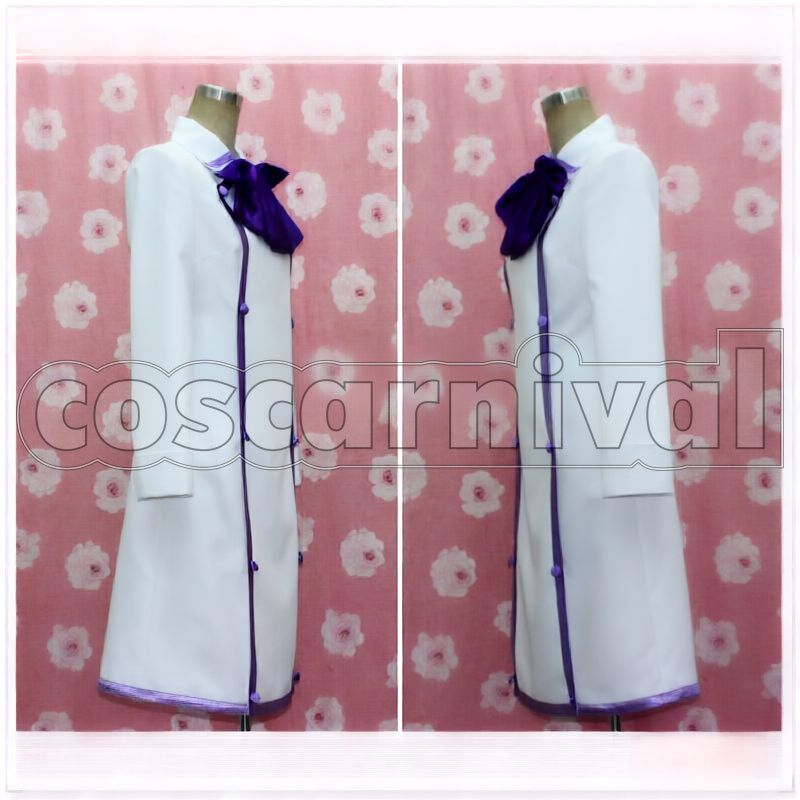 Academy Aloe White School Uniform Cosplay cosplay costume from Quiz Magic, side view