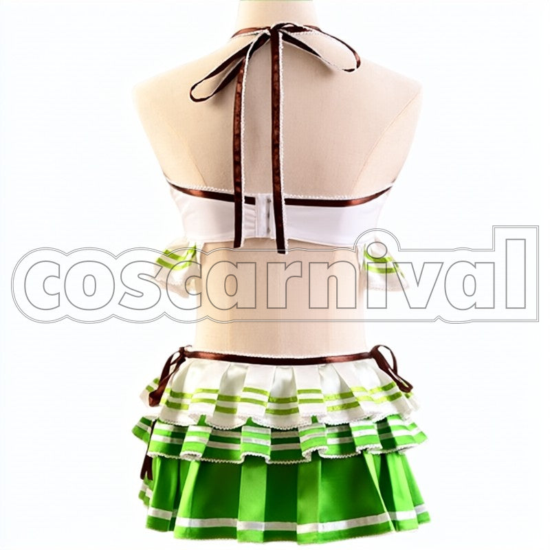 Swimsuit Hanayo Koizumi cosplay costume from raburaibu, back view