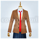 Not Dream of Bunny Girl Senpai Mai Sakurajima Minegahara High School Uniform Cosplay cosplay costume from Rascal Does, front view 1