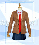 Not Dream of Bunny Girl Senpai Mai Sakurajima Minegahara High School Uniform Cosplay cosplay costume from Rascal Does, front view 2