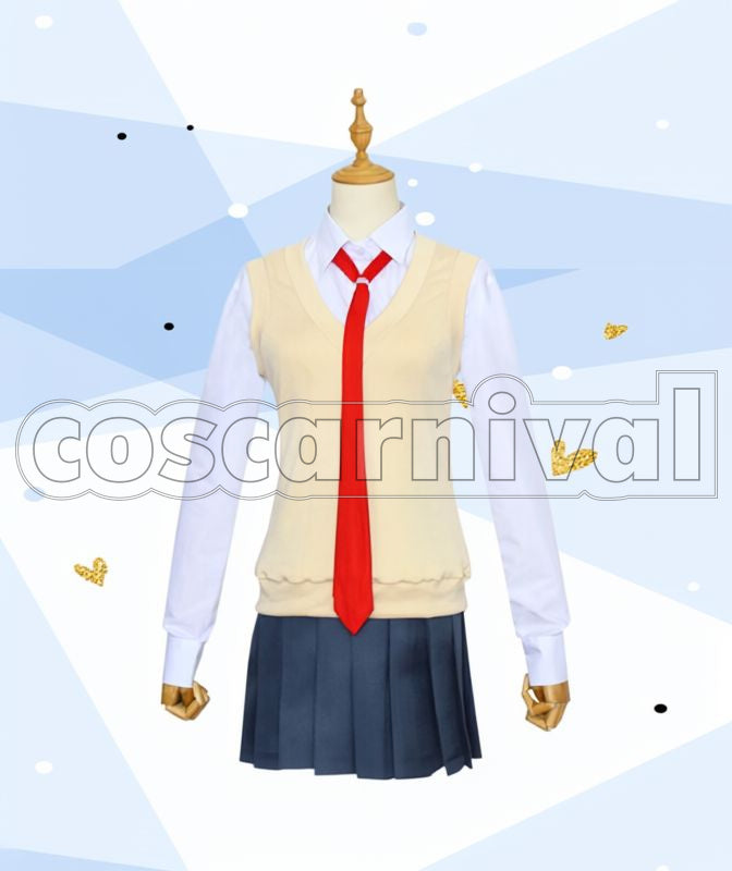 Not Dream of Bunny Girl Senpai Mai Sakurajima Minegahara High School Uniform Cosplay cosplay costume from Rascal Does, front view 4