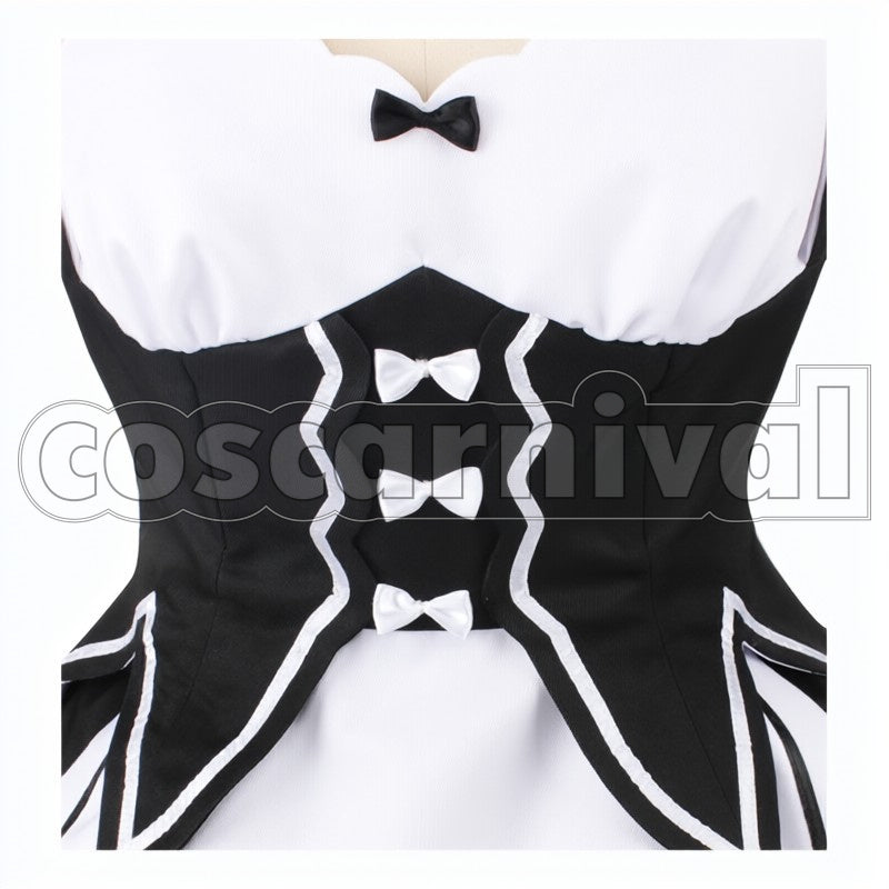 in Another World- Rem Ram cosplay costume from Re:Zero -Starting Life, detail-4