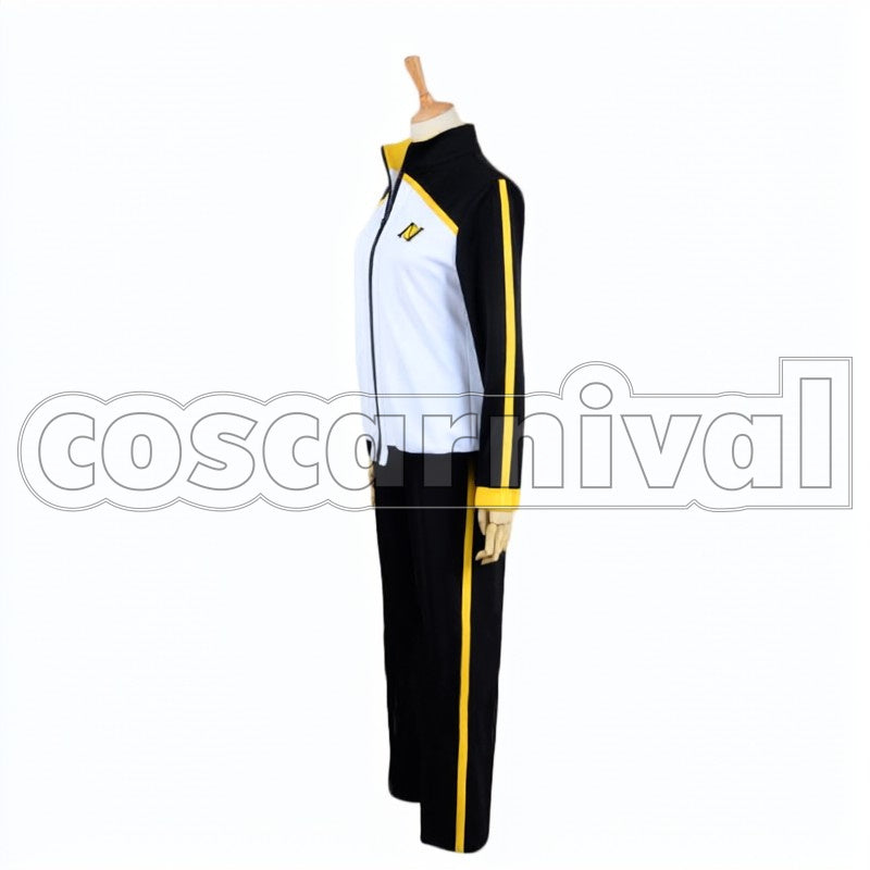 in Another World- Subaru Natsuki cosplay costume from Re:Zero -Starting Life, side view