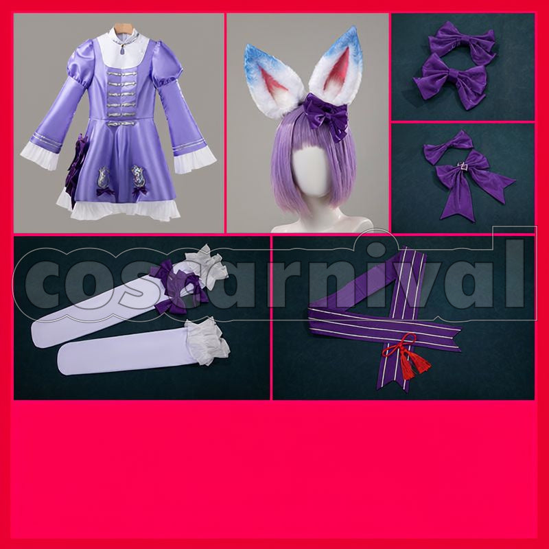 Kyrielight' with official FGO NA form 'Mash Kyrielight cosplay costume from replace 'Mashu, set view