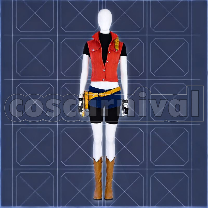 Claire Redfield Cosplay cosplay costume from Resident Evil, front view 2