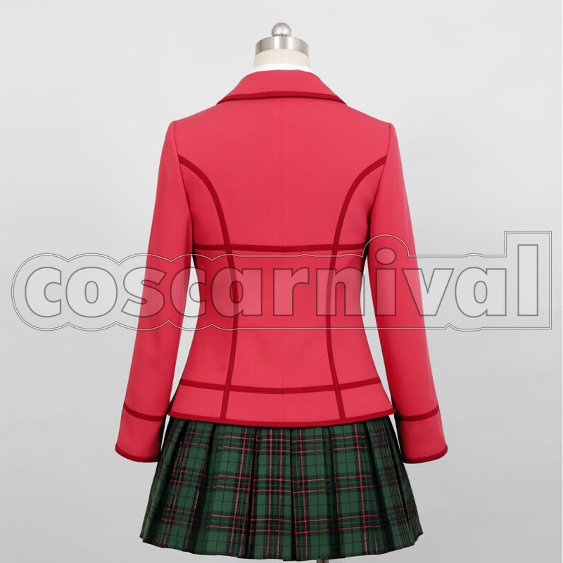 Chihaya Ohtori cosplay costume from Rewrite, back view