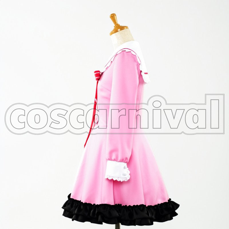 Keishin Academy Elementary Tomoka Minato Girls cosplay costume from Ro-Kyu-Bu!, side view