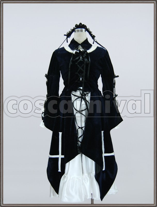 Suigintou cosplay costume from Rozen Maiden, front view