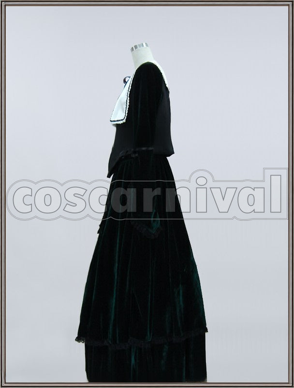 Suiseiseki cosplay costume from Rozen Maiden, side view 2