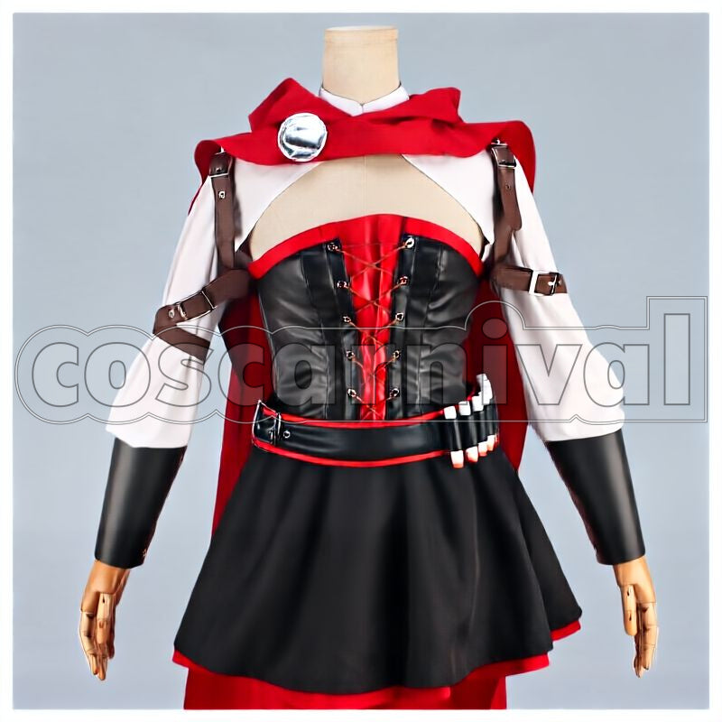 Rose Cosplay cosplay costume from RWBY Ruby, front view 1