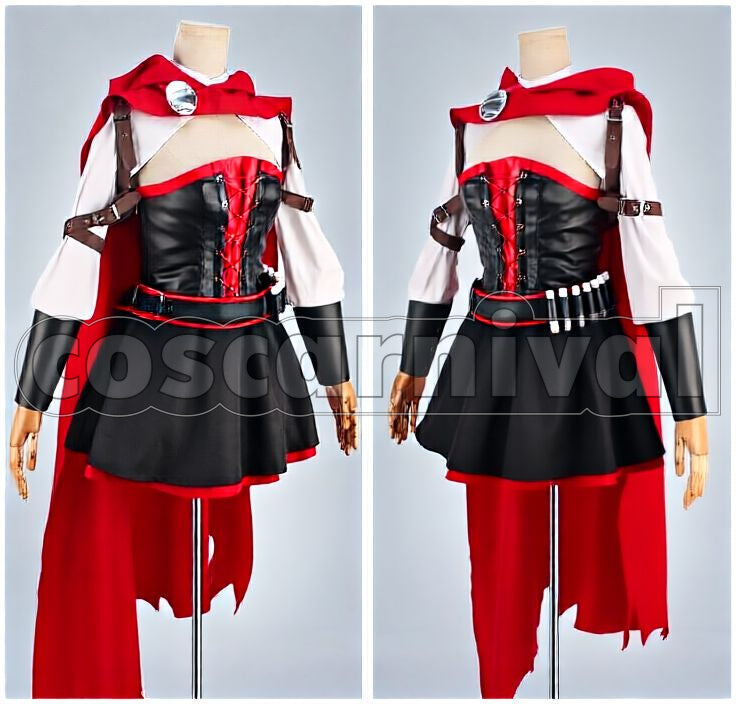 Rose Cosplay cosplay costume from RWBY Ruby, front view 2