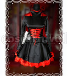 Ruby Rose cosplay costume from RWBY, front view