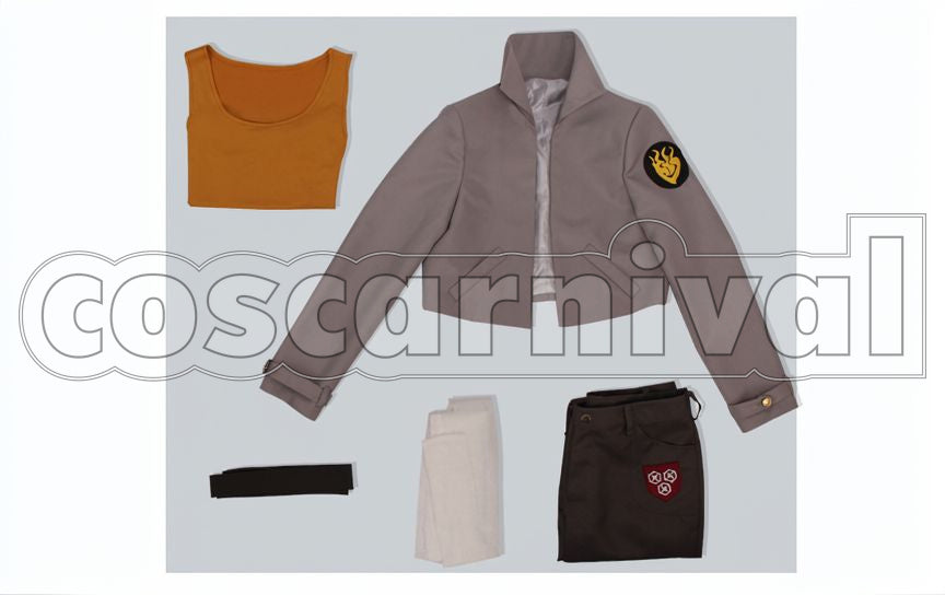 Xiao Long Cosplay cosplay costume from RWBY Yang, set view