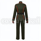 the Evil Rerugen cosplay costume from Saga of Tanya, back view