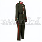 the Evil Rerugen cosplay costume from Saga of Tanya, side view