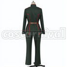 the Evil Tanya Degurechaff cosplay costume from Saga of Tanya, back view