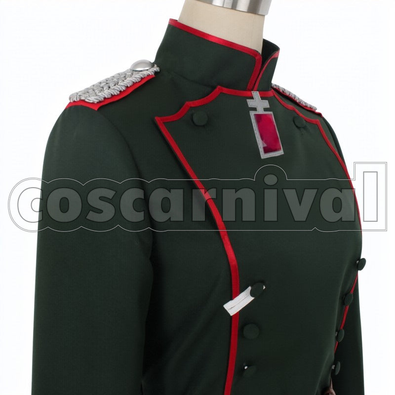 the Evil Viktoriya Visha cosplay costume from Saga of Tanya, detail-1