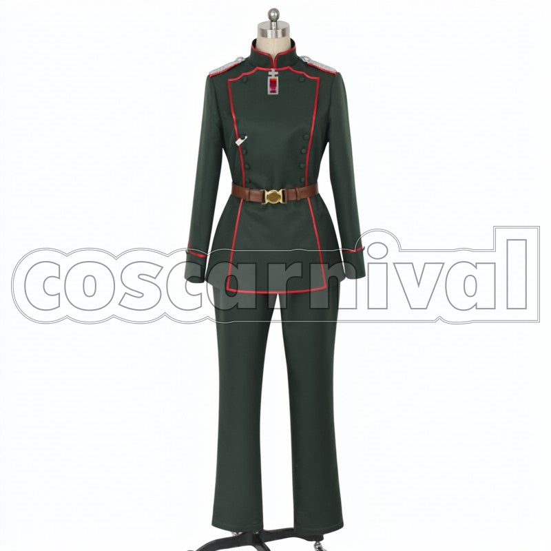 the Evil Viktoriya Visha cosplay costume from Saga of Tanya, front view