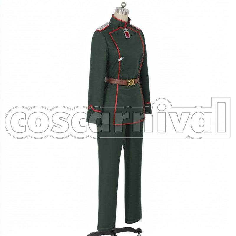 the Evil Viktoriya Visha cosplay costume from Saga of Tanya, side view