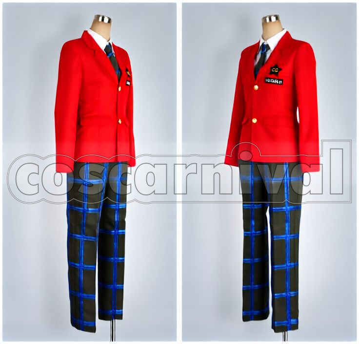 Haruka Tenoh (Sailor Uranus) Mugen Gakuen School Uniform Cosplay cosplay costume from Sailor Moon, front view 2
