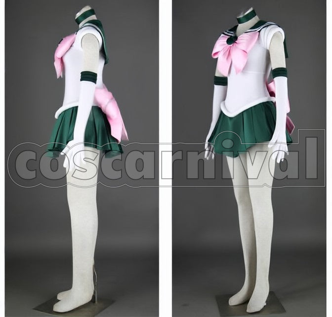 Kino Battle Outfit cosplay costume from Sailor Moon Makoto, side view