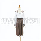 Sailor Jupiter cosplay costume from Sailor Moon, front view