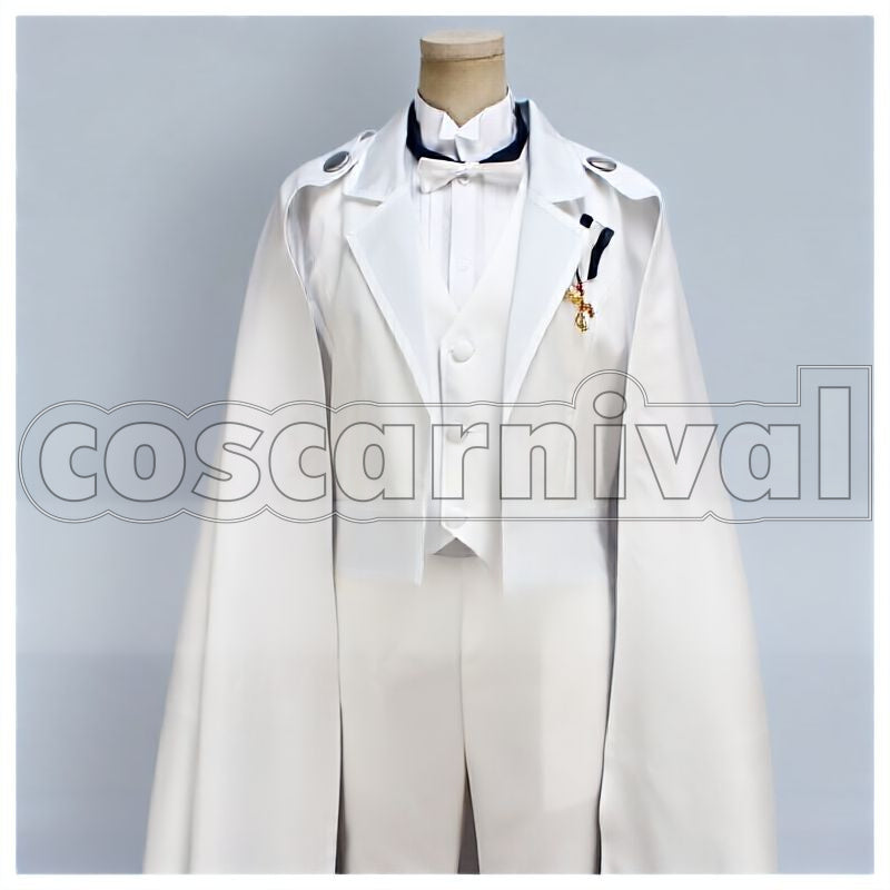 Mamoru Chiba (Tuxedo Mask) Wedding Cosplay cosplay costume from Sailor Moon, front view 1