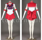 Sailor Mars cosplay costume from Sailor Moon, front view