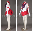 Hino Battle Outfit cosplay costume from Sailor Moon Rei, side view