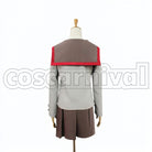 Hino cosplay costume from Sailor Moon Rei, back view