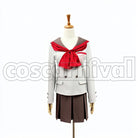 Sailor Mars cosplay costume from Sailor Moon, front view