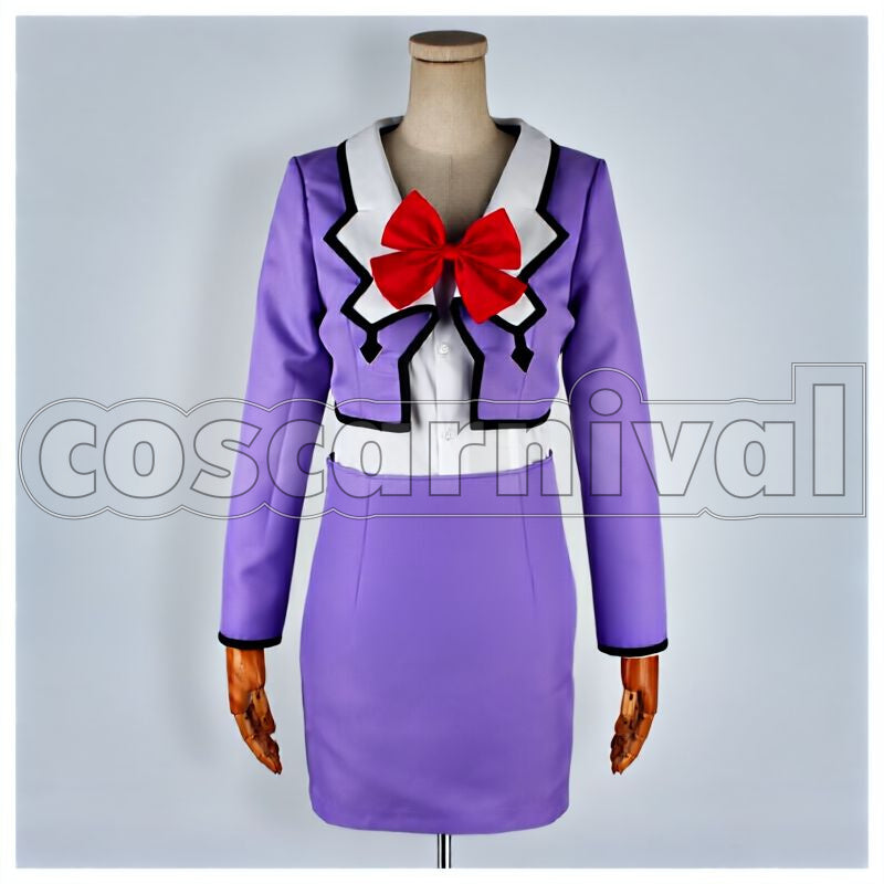 Setsuna Meioh Suit Cosplay cosplay costume from Sailor Moon, front view 1